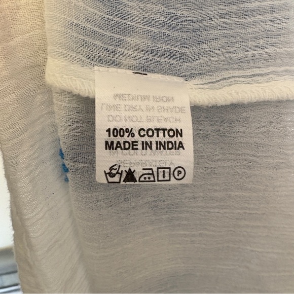 Melissa Odabash Ellie Embroidered Long Sleeves Belted Midi Dress - Picture 12 of 12